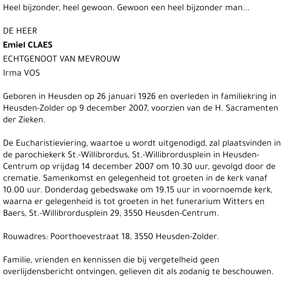 Emiel Claes