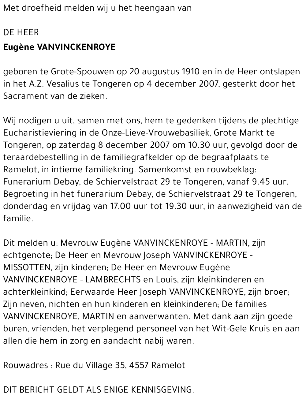 Eugène Vanvinckenroye