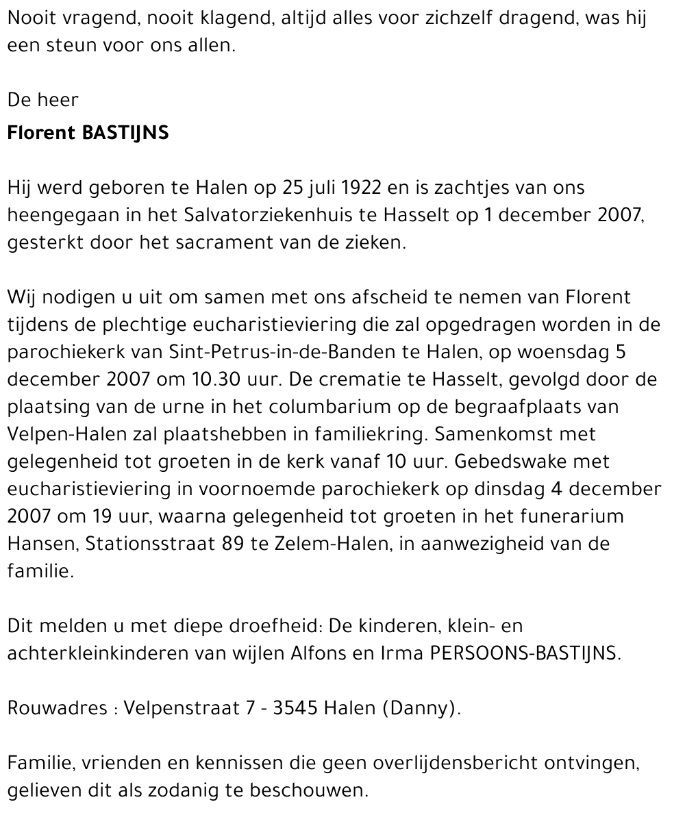 Florent BASTIJNS