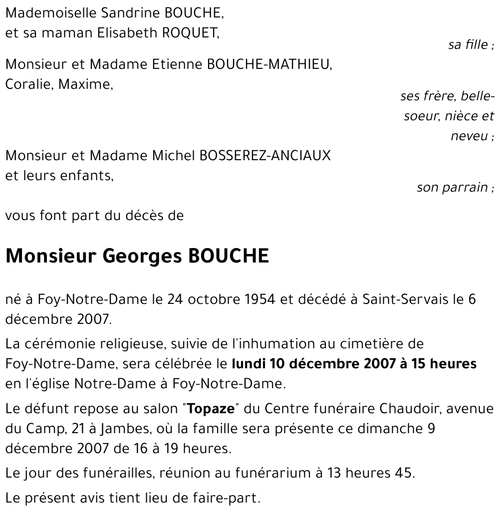 Georges BOUCHE