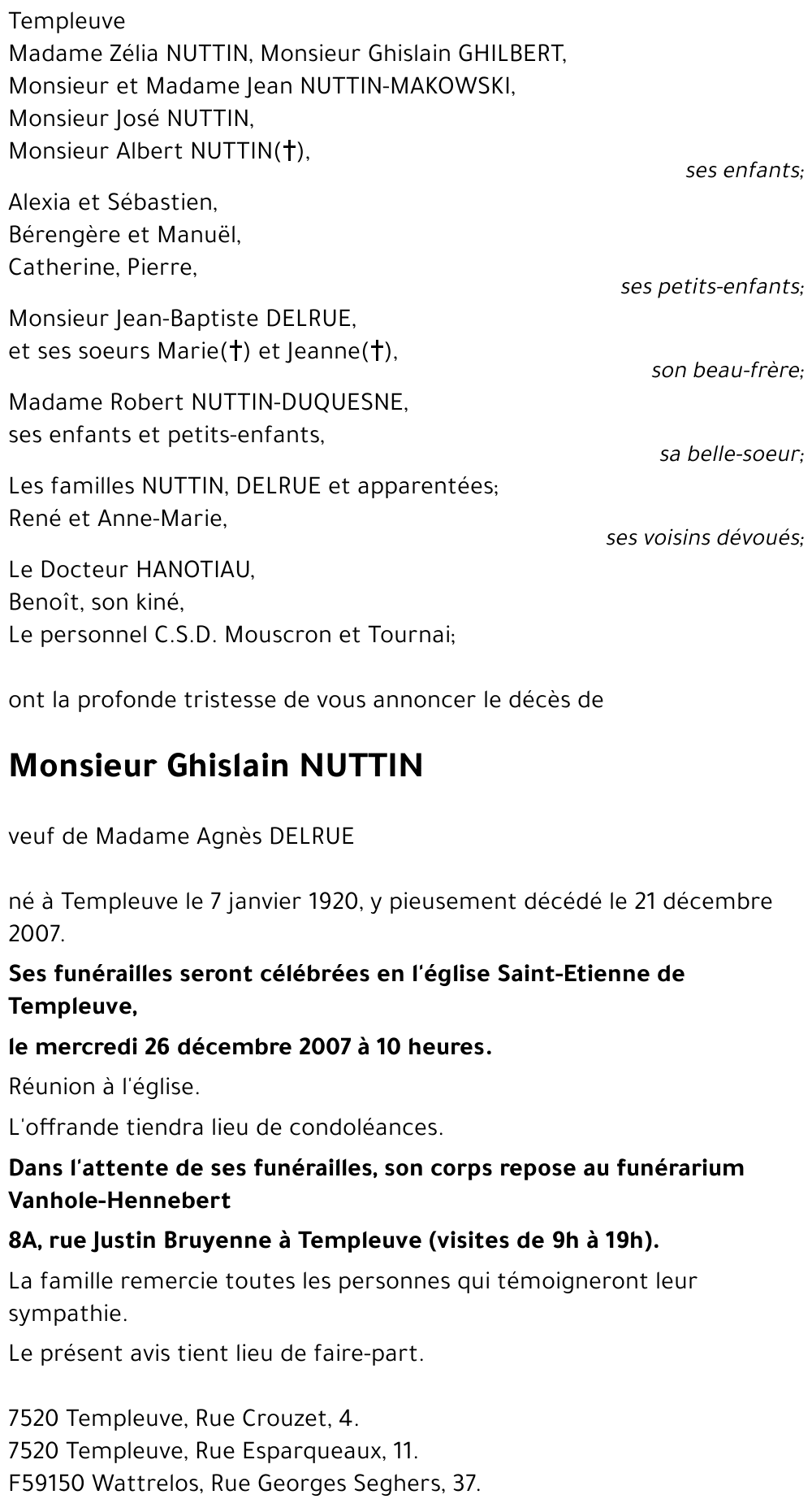 Ghislain NUTTIN