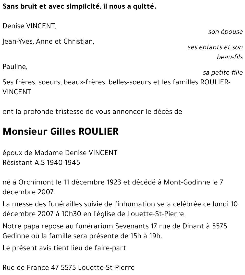 Gilles ROULIER