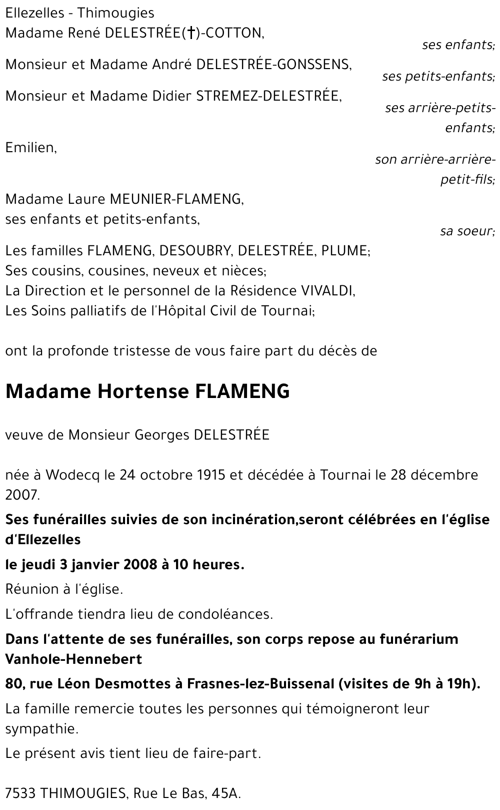 Hortense FLAMENG