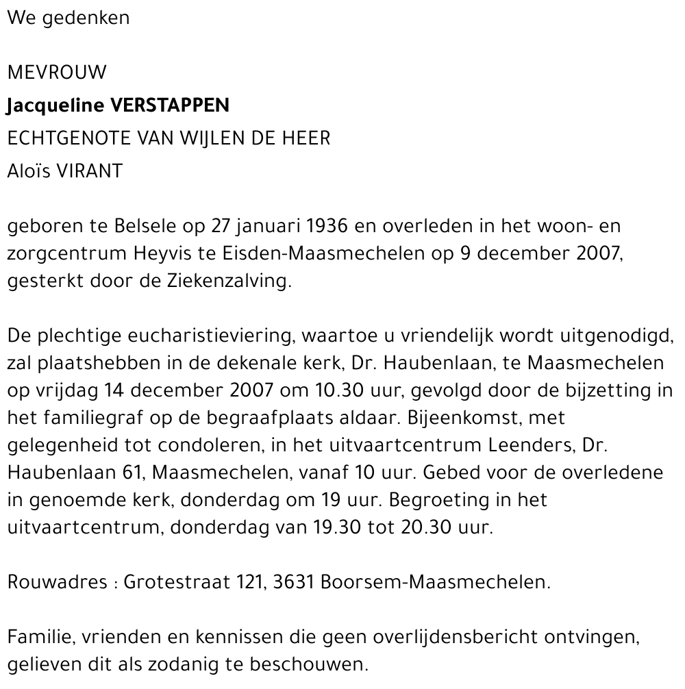 Jacqueline Verstappen