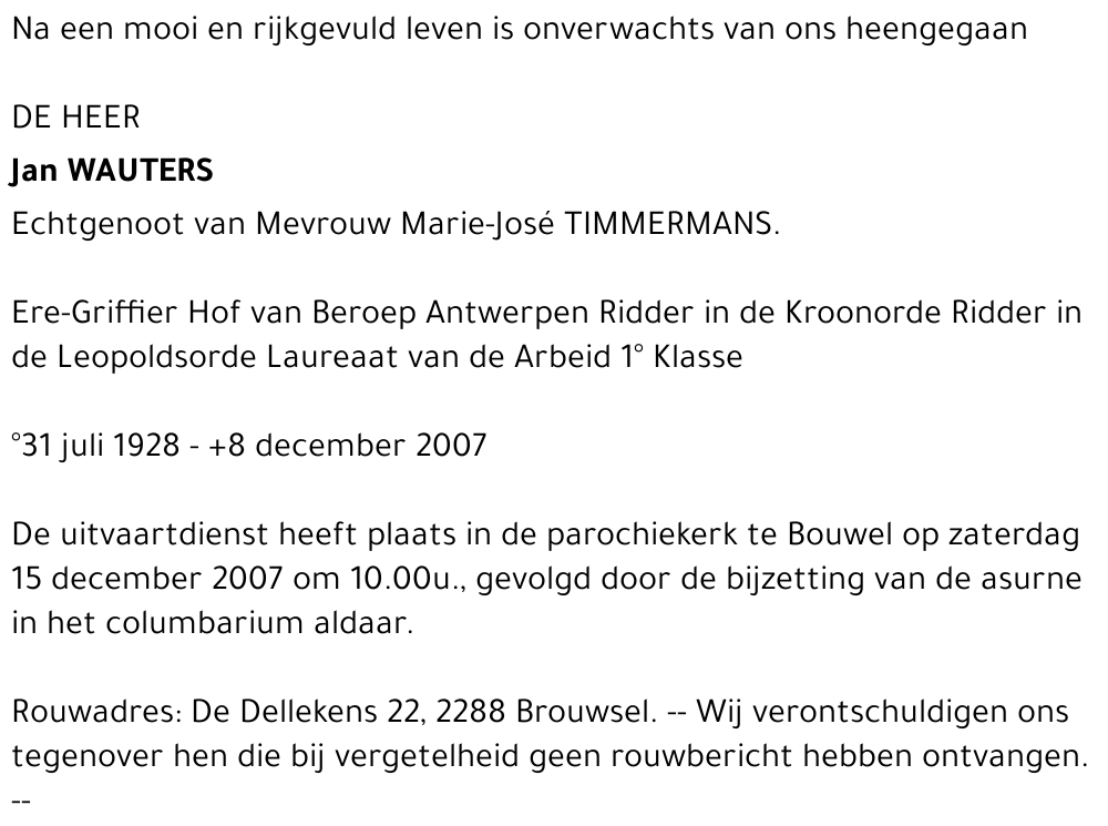 Jan Wauters