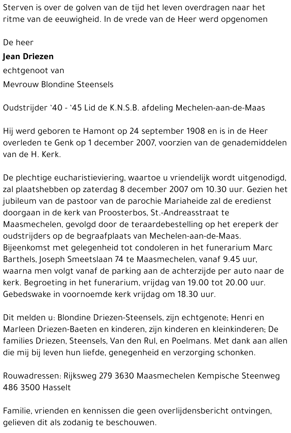 Jean Driezen