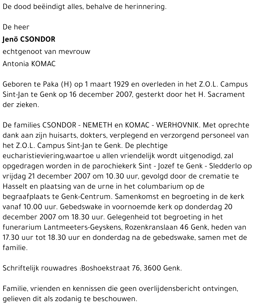 Jenö CSONDOR