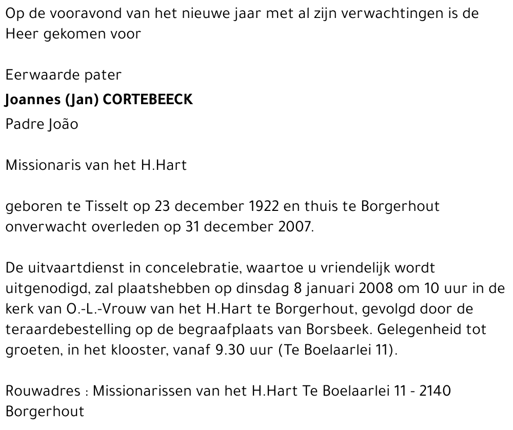 Joannes Cortebeeck