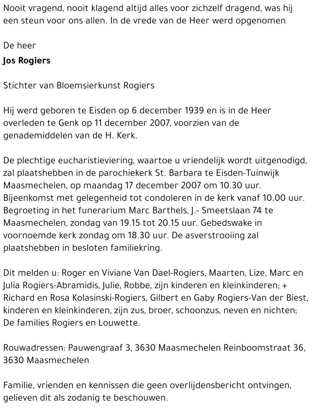 Jos Rogiers