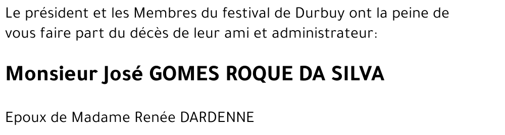 José GOMES ROQUE DA SILVA