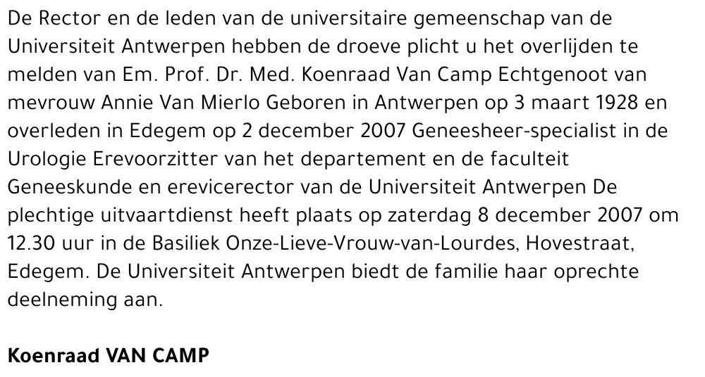 Koenraad Van Camp