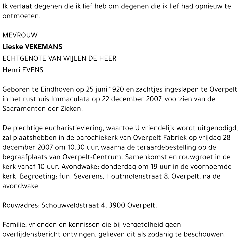 Lieske Vekemans