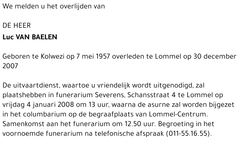 Luc Van Baelen
