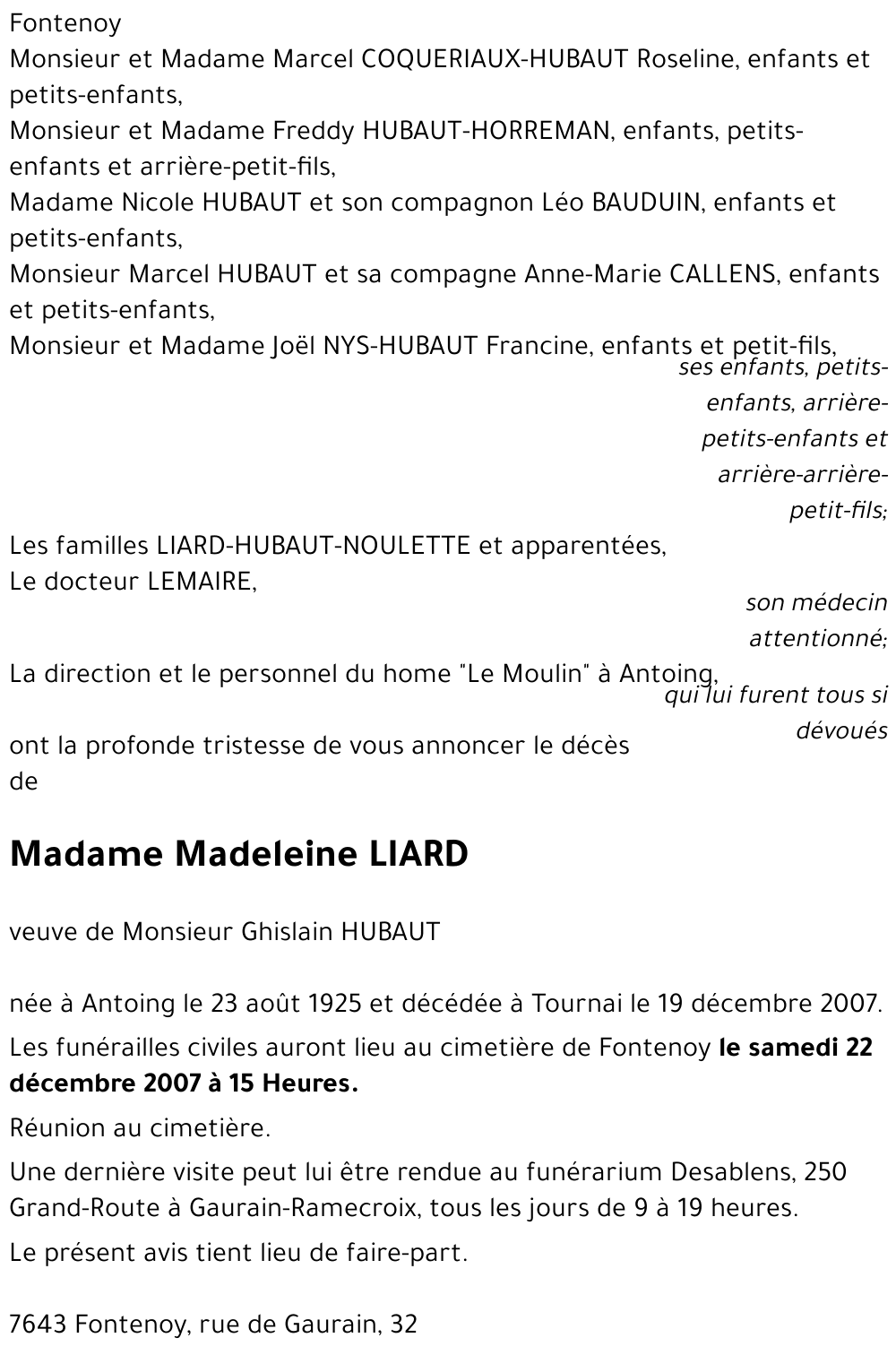 Madeleine LIARD