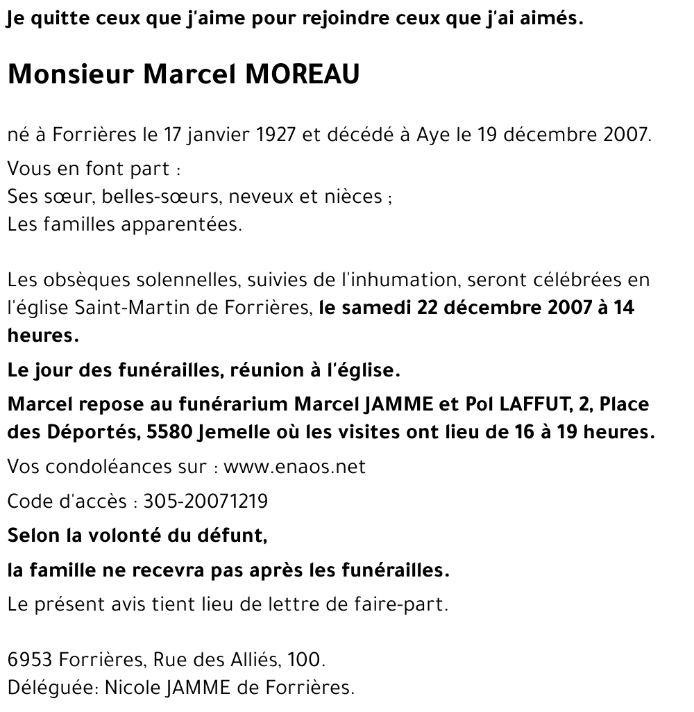 Marcel MOREAU