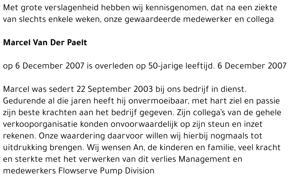 Marcel Van Der Paelt