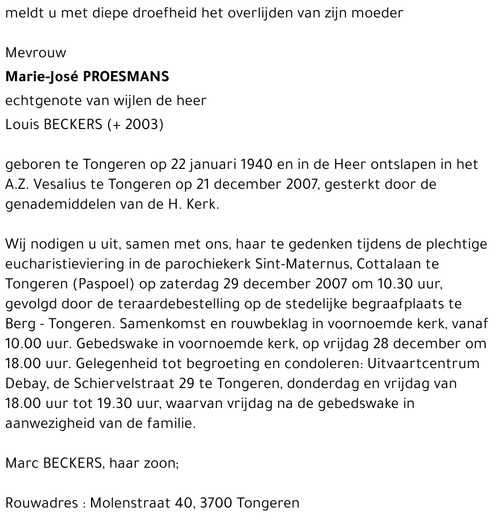 Marie-José Proesmans