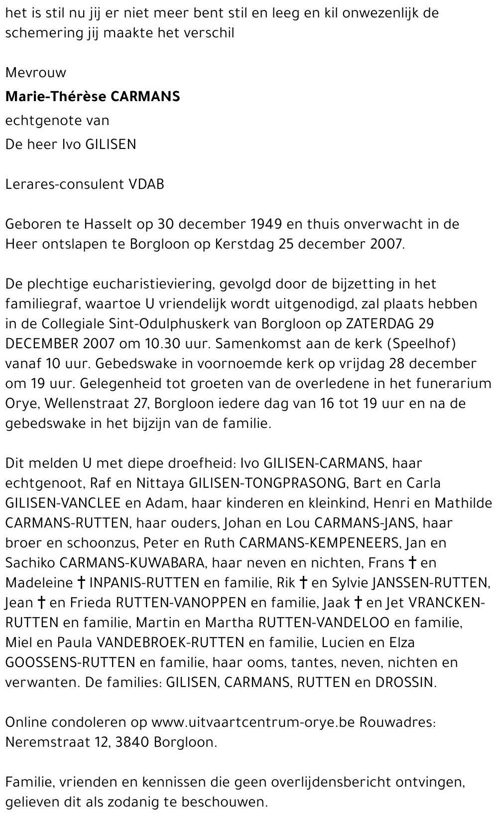 Marie-Thérèse Carmans