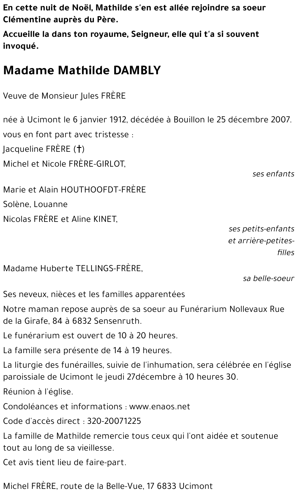 Mathilde DAMBLY