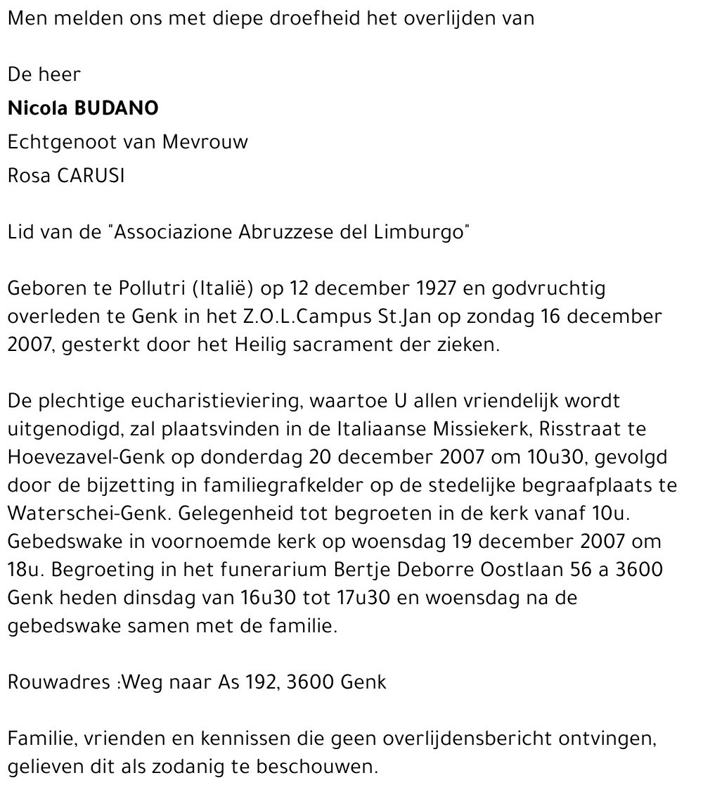Nicola Budano