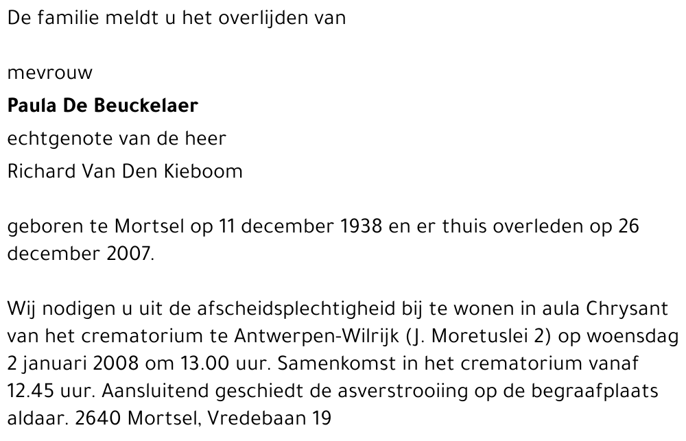 Paula De Beuckelaer