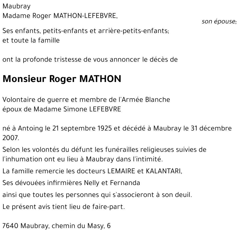Roger MATHON