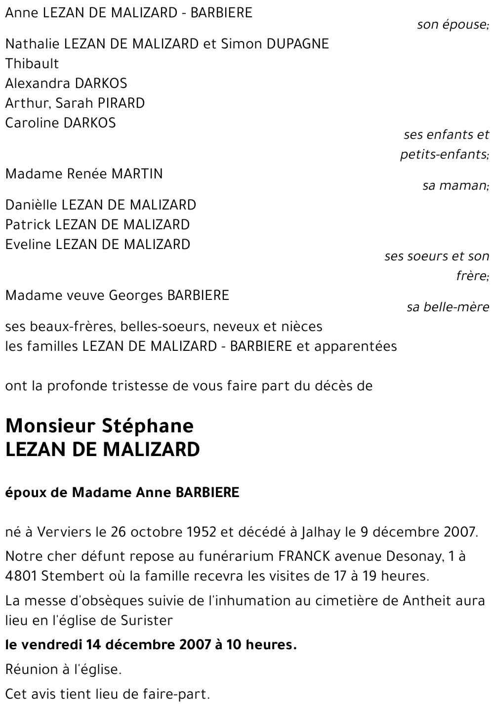 Stéphane Lezan de Malizard