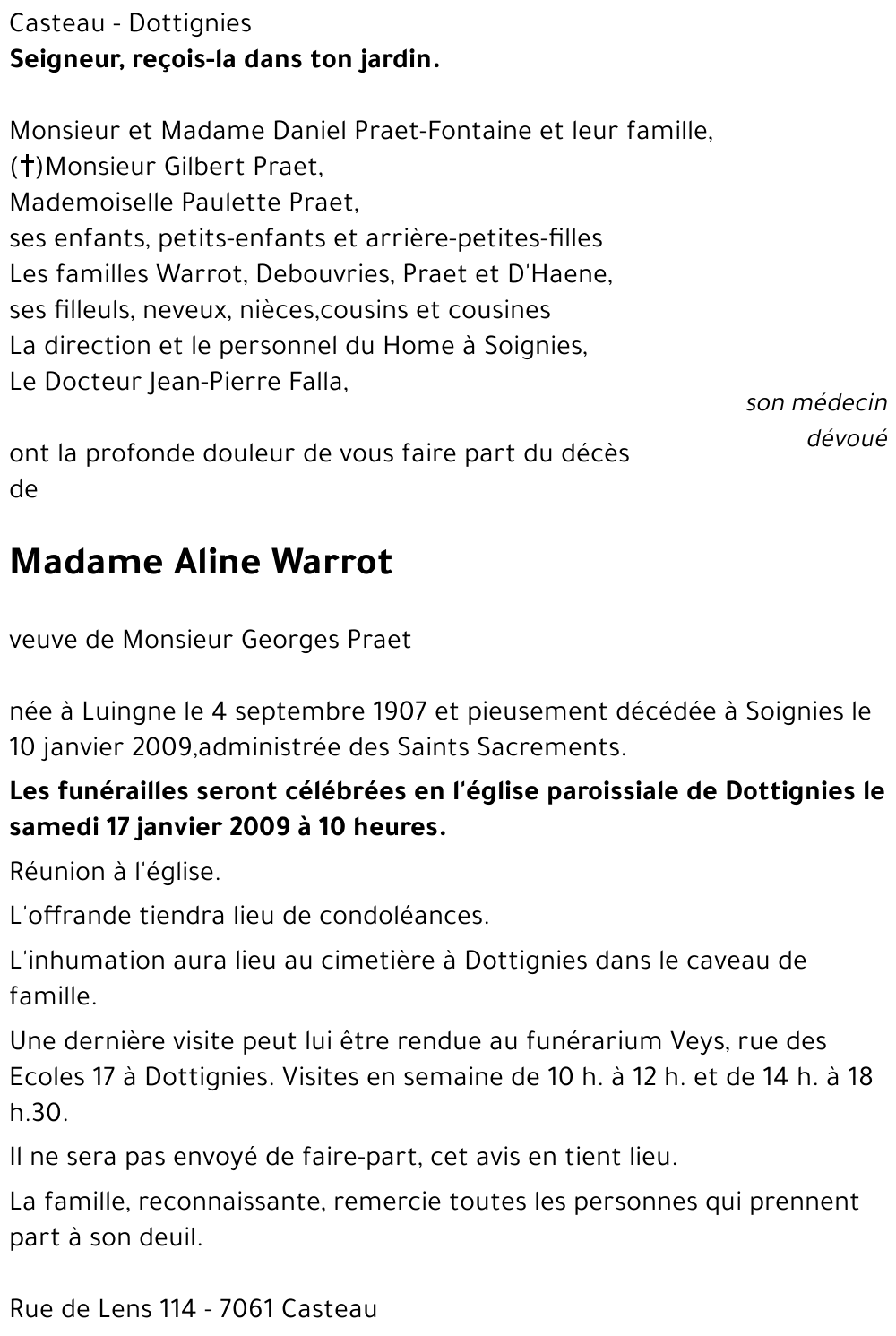 Aline Warrot