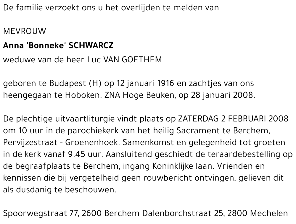 Anna Bonneke Schwarcz