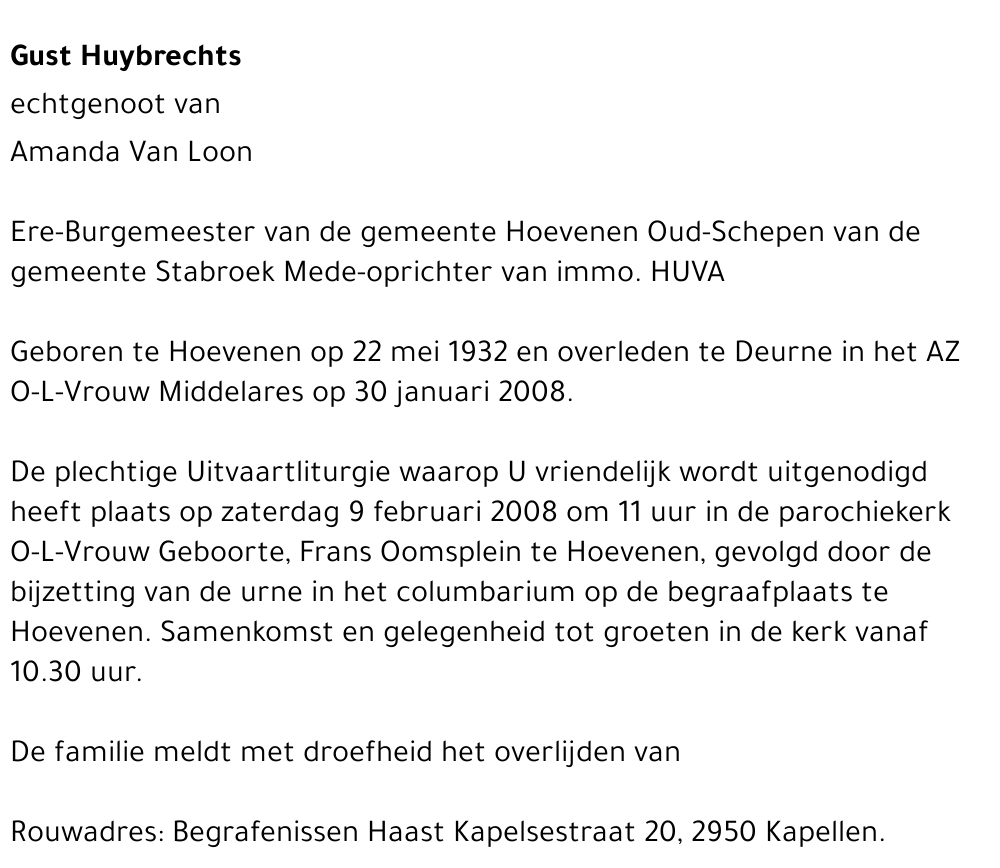 Augustinus Huybrechts