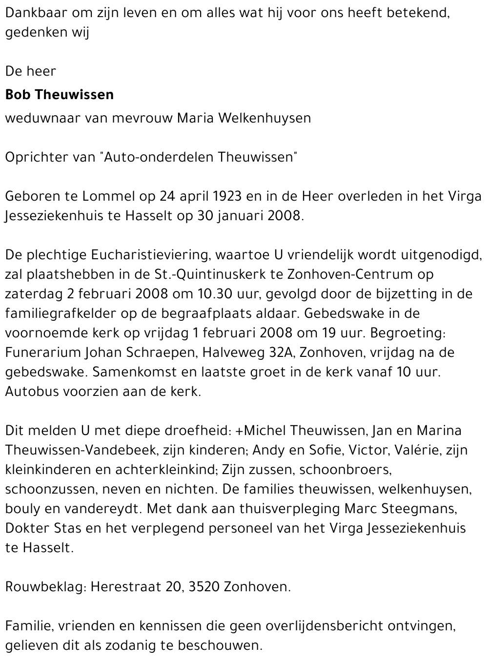 Bob Theuwissen