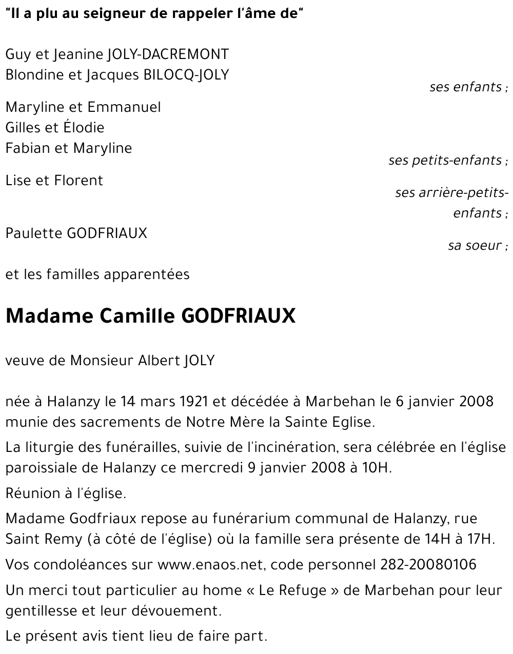 Camille GODFRIAUX
