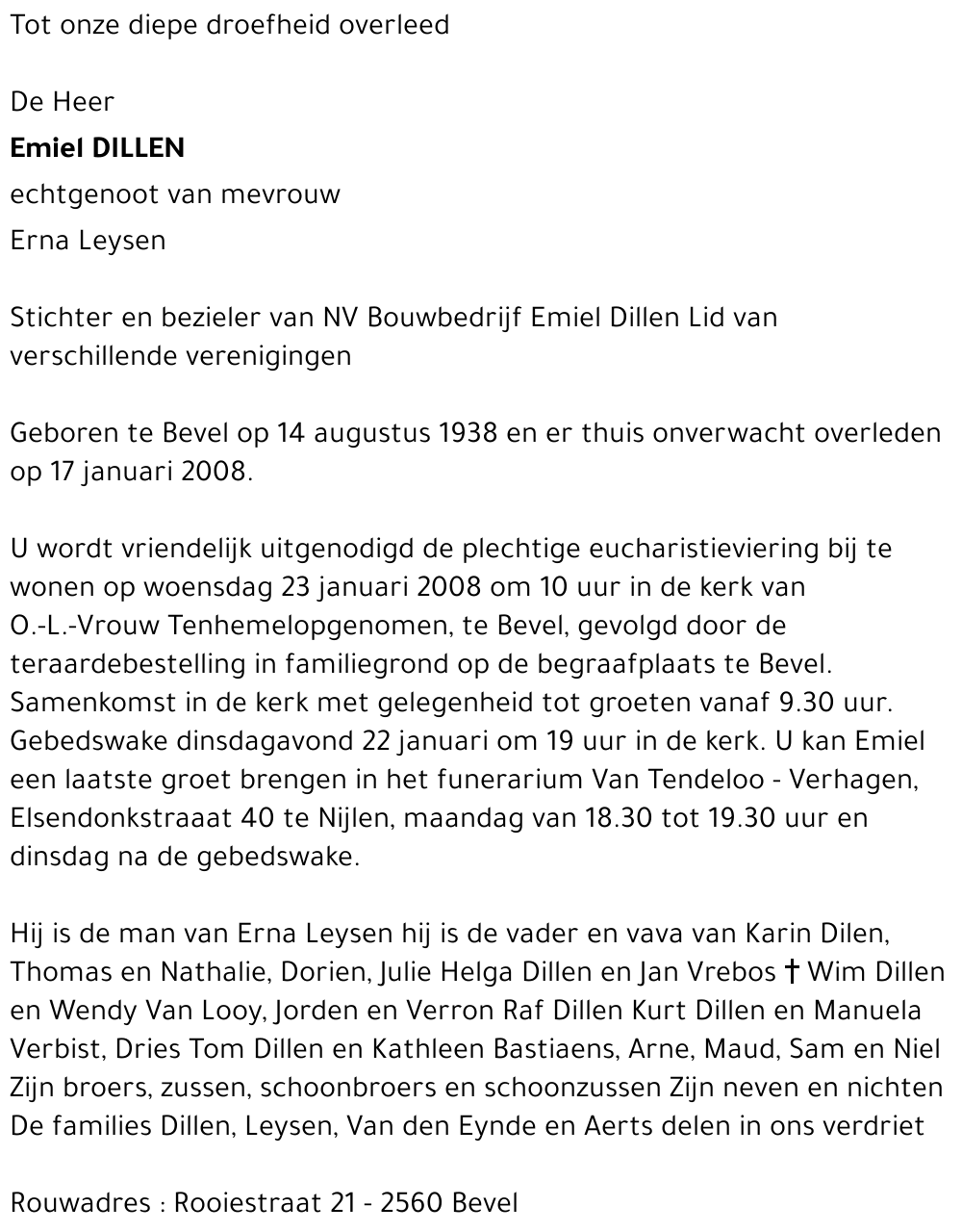 Emiel DILLEN