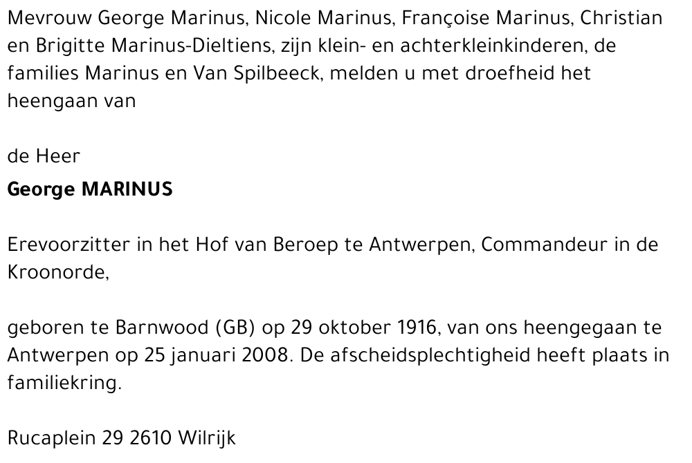 George Marinus