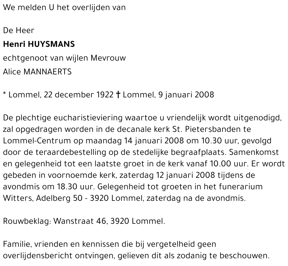 Henri Huysmans