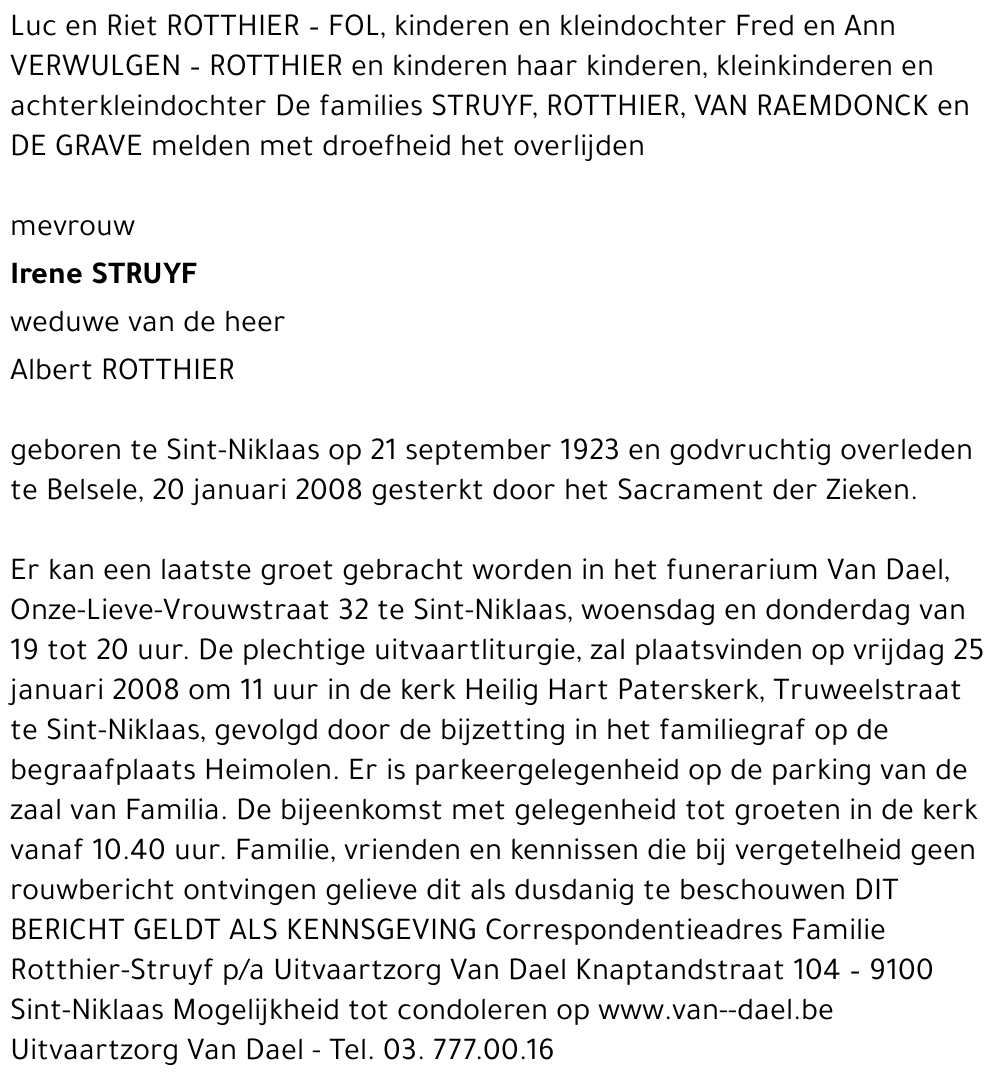 Irene Struyf