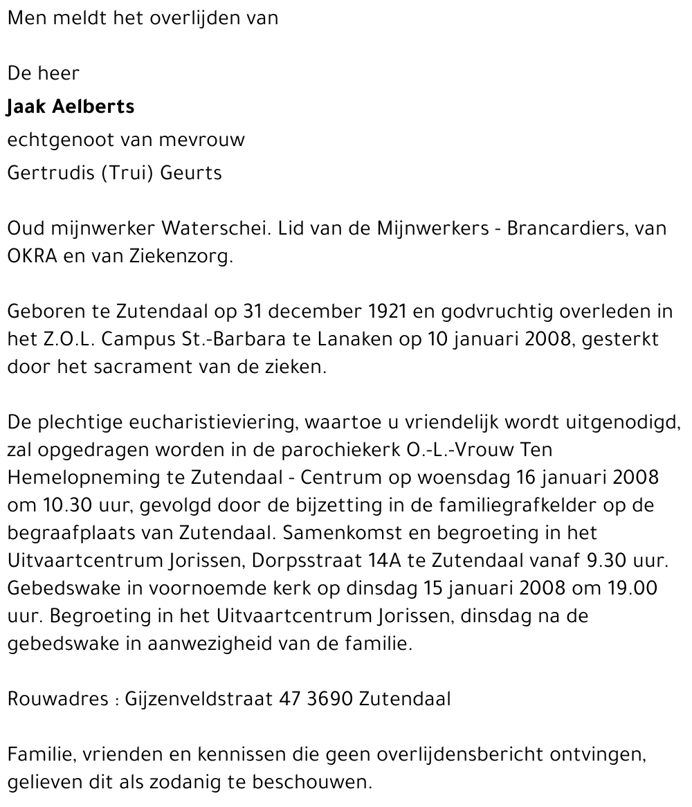 Jacobus Lambertus Aelberts