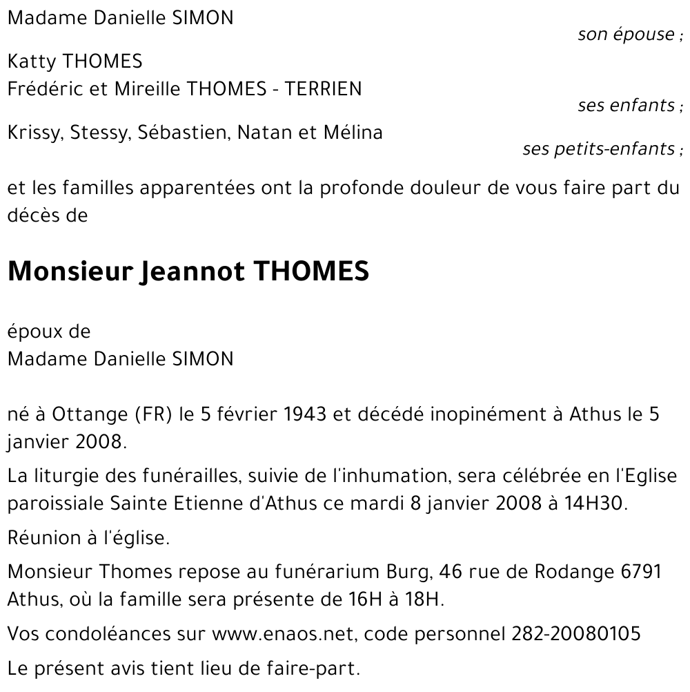 Jeannot THOMES