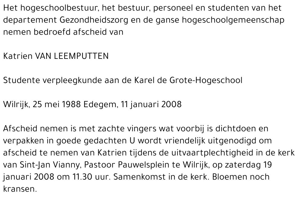 Katrien Van Leemputten