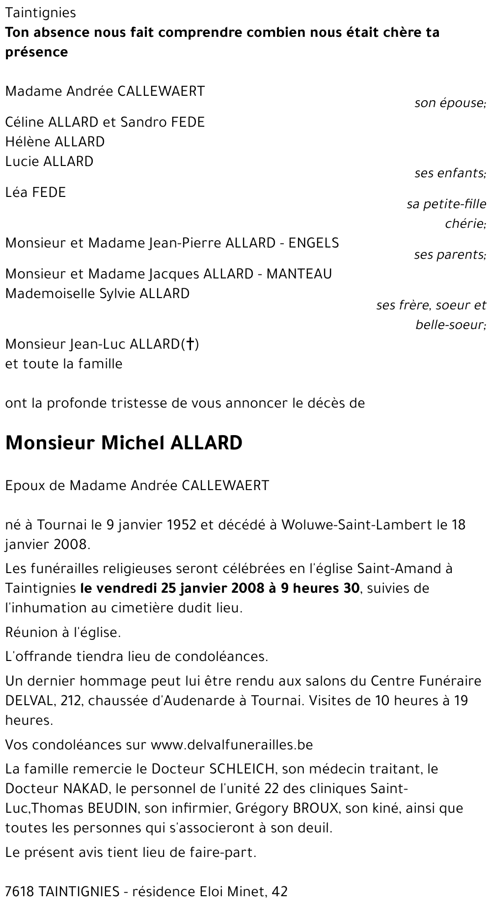 Michel ALLARD