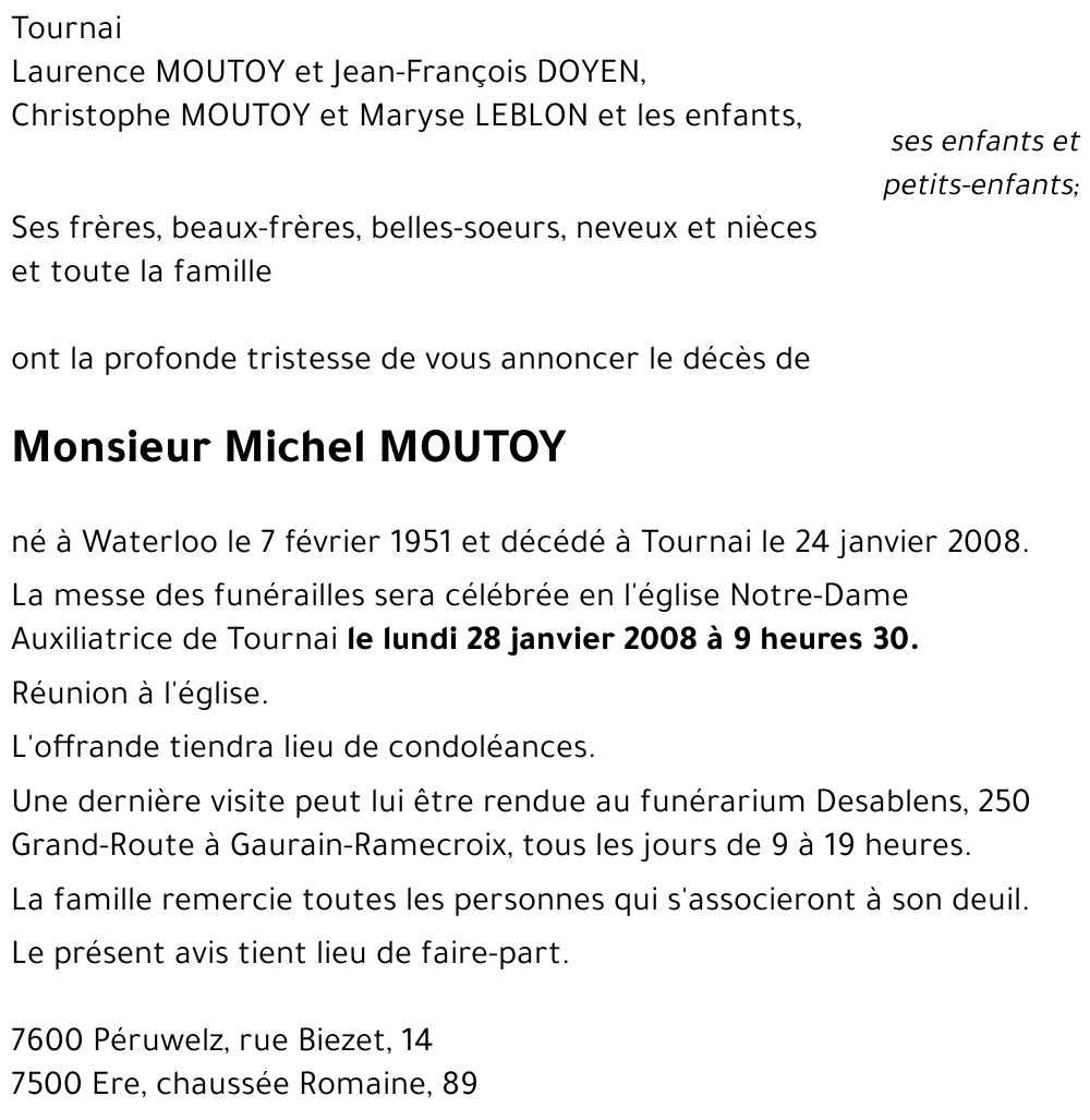 Michel MOUTOY