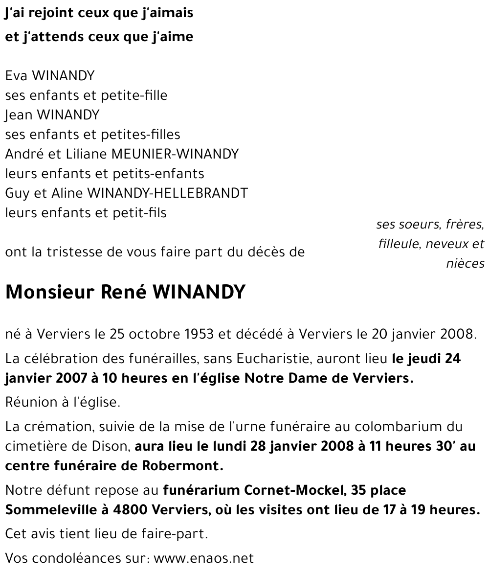 René WINANDY