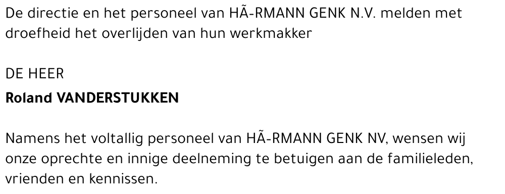 Roland Vanderstukken