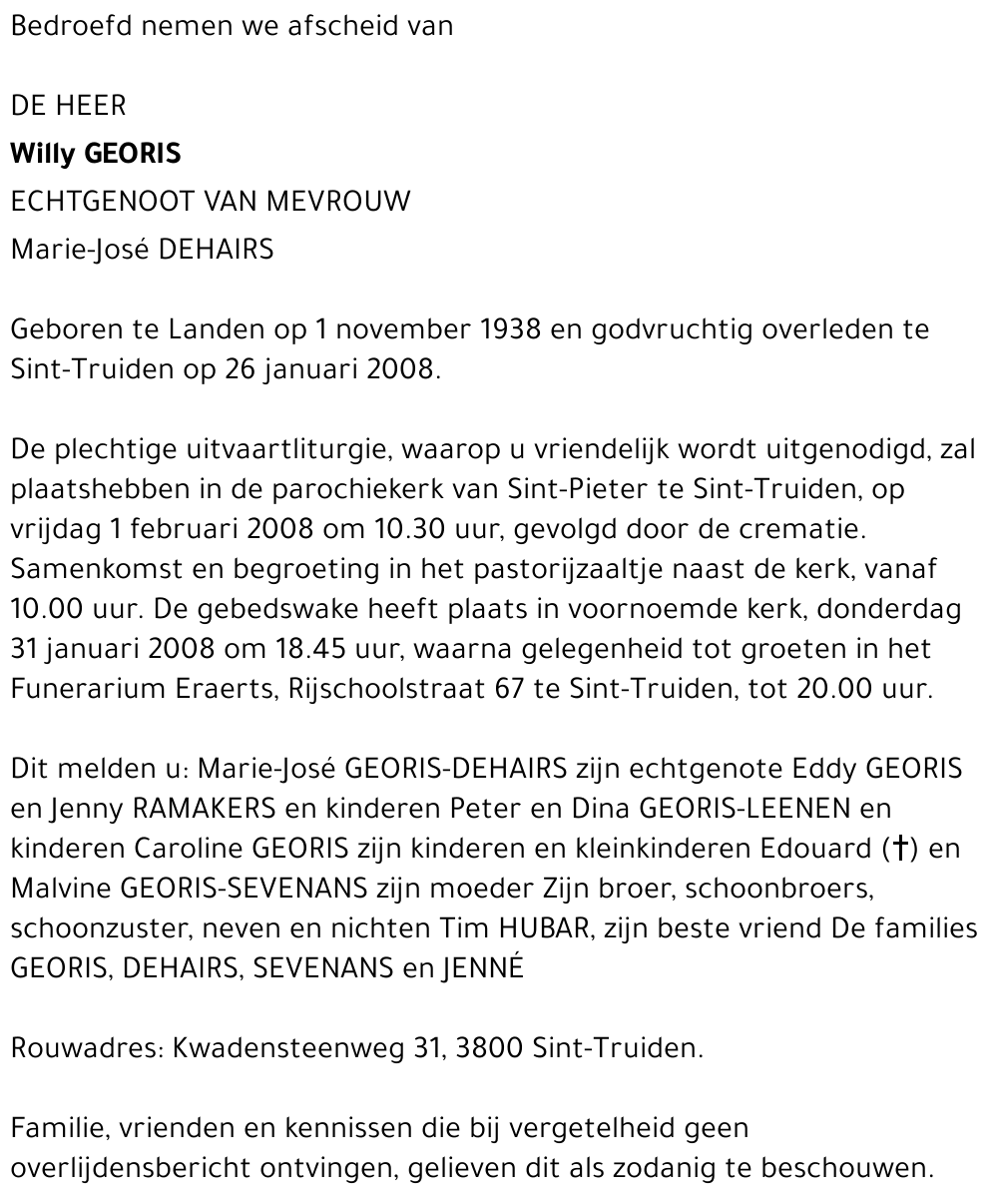 Willy Georis