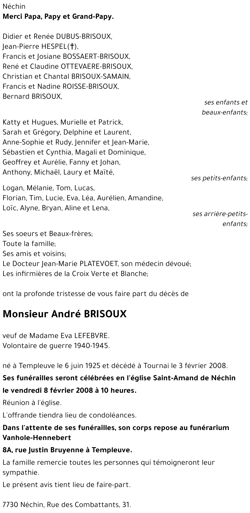 André BRISOUX