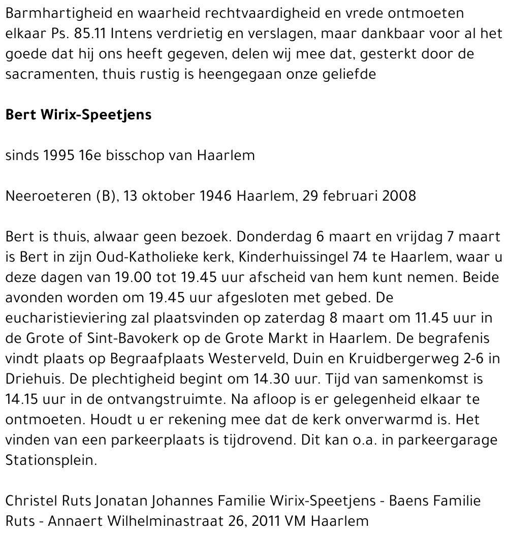 Bert Wirix-Speetjens