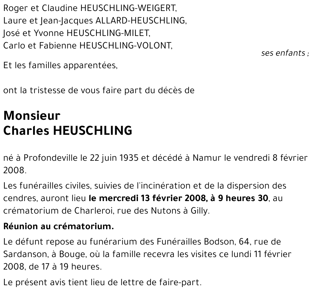 Charles HEUSCHLING