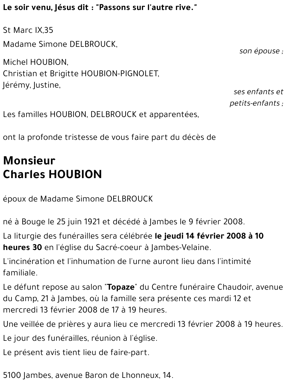 Charles HOUBION
