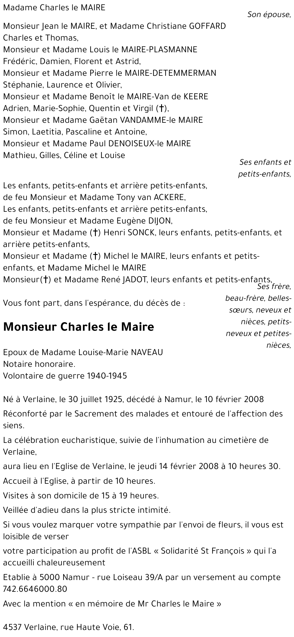Charles le Maire