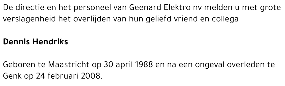 Dennis Hendriks